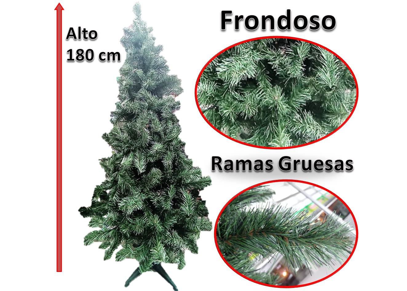Miniatura 2 de Árbol de Navidad 180 cm Nacional México